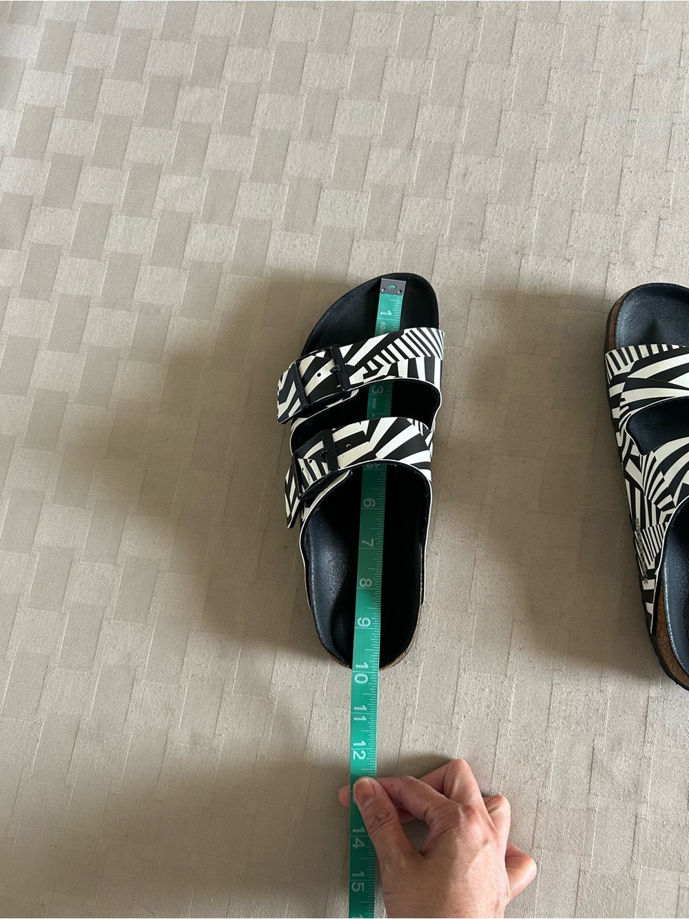 Birkenstock Anthropologie Striped Dazzle Camo Sandals - Picture 14 of 16